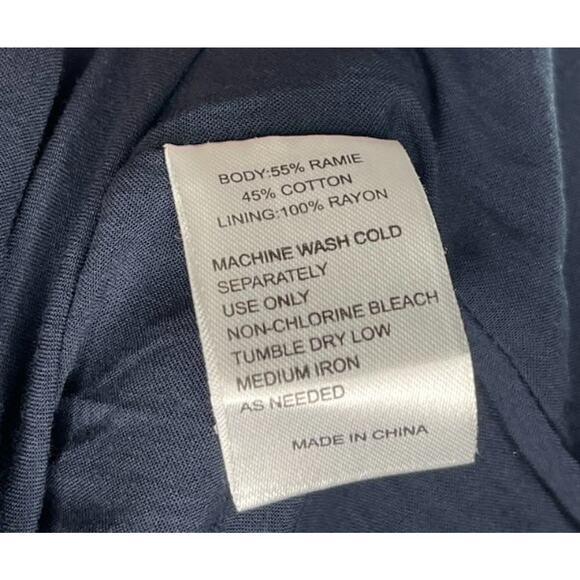 TROVATA Birds of Paradis Sz L Large Lucia Navy Floral Strappy Dress Sundress NWT - Picture 5 of 11